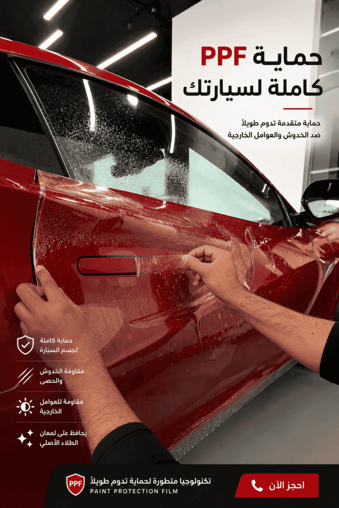 حماية PPF للسيارات بجودة عالية لمقاومة الخدوش والحصى العوامل الخارجية
